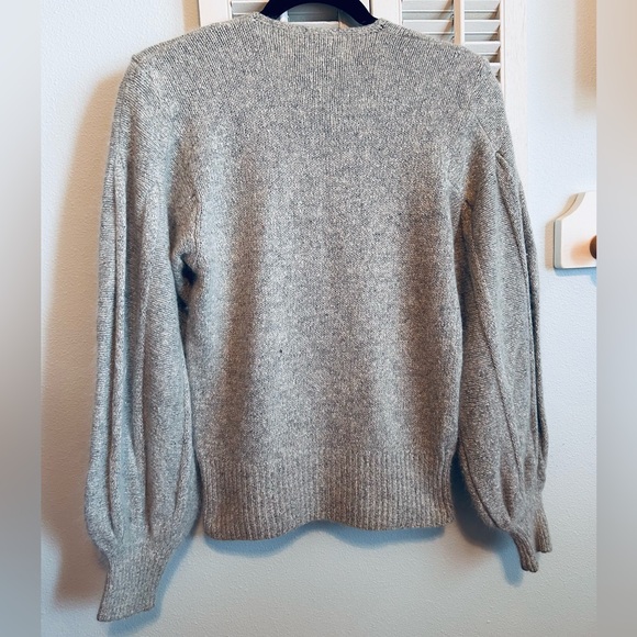 Vintage Lew Magram Sweater Silk Nylon Angora Rabbit Hair, Balloon Sleeves - Picture 9 of 9